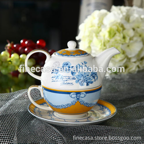 Elegant Fine New Bone China Tea Pot